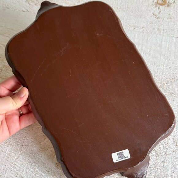 Mid Century Gold Gilt Vanity Tray - Gumps Tray - Made in Italy - Picture 7 of 9